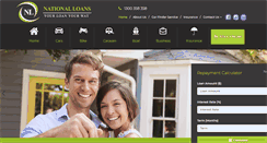 Desktop Screenshot of nationalloans.com.au